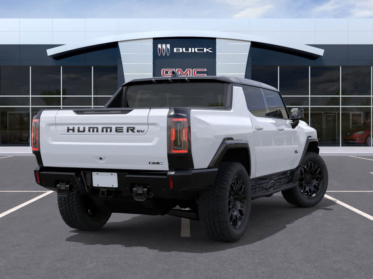 2026 GMC HUMMER EV Pickup 2X Interstellar White at Group 1 GMC Buick South
