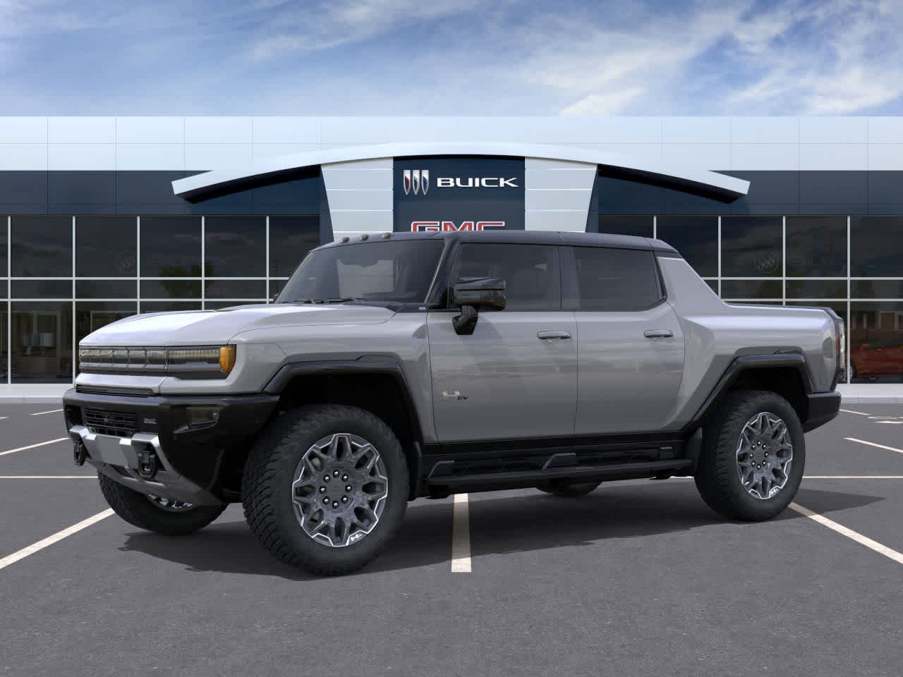 2026 GMC HUMMER EV Pickup 3X Meteorite Metallic (Gray) at Group 1 GMC Buick South