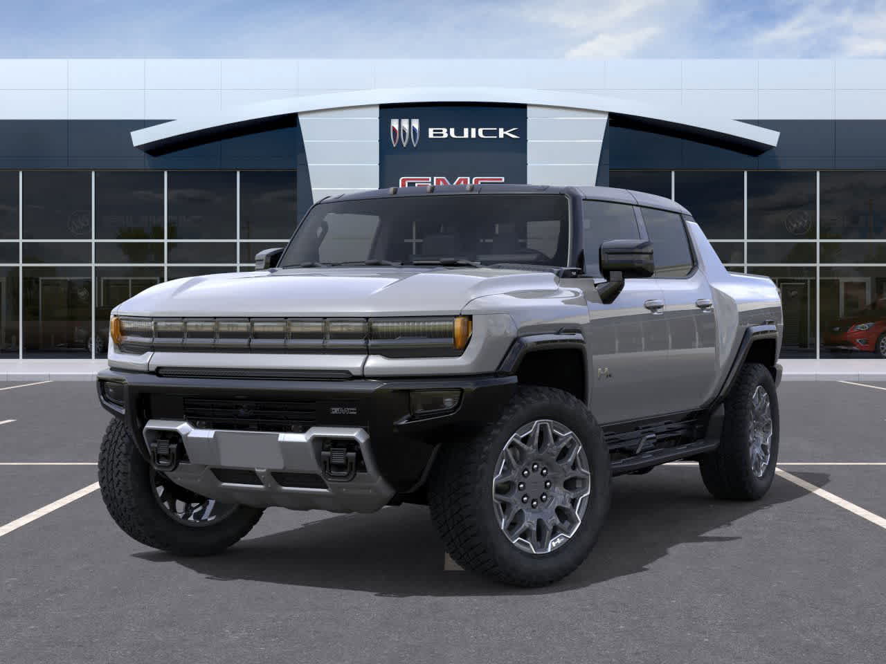 2026 GMC HUMMER EV Pickup 3X Meteorite Metallic (Gray) at Group 1 GMC Buick South
