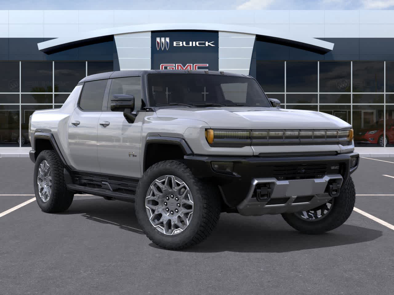 2026 GMC HUMMER EV Pickup 3X Meteorite Metallic (Gray) at Group 1 GMC Buick South