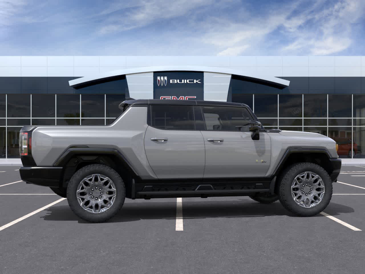 2026 GMC HUMMER EV Pickup 3X Meteorite Metallic (Gray) at Group 1 GMC Buick South