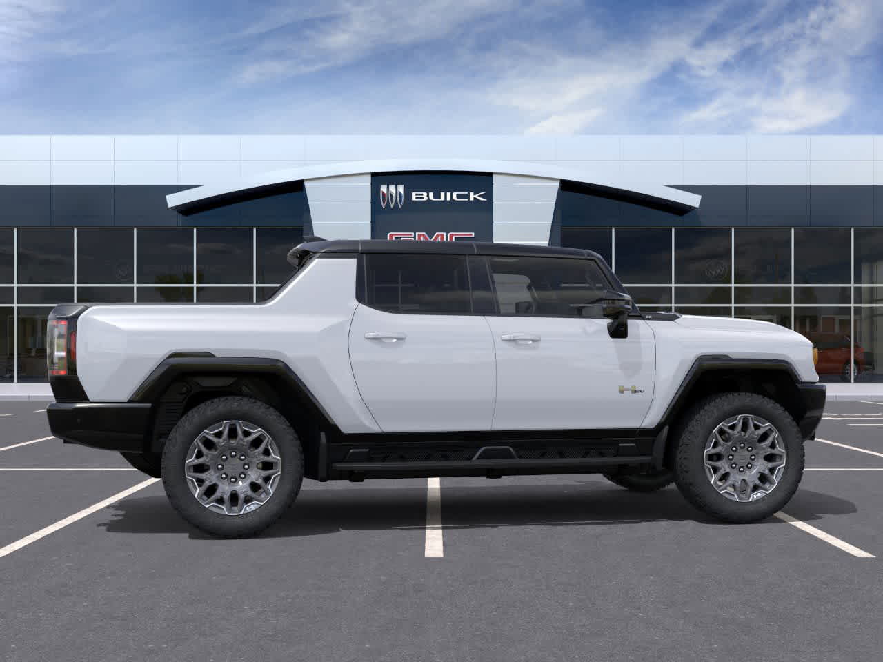 2026 GMC HUMMER EV Pickup 3X Interstellar White at Texan GMC Buick