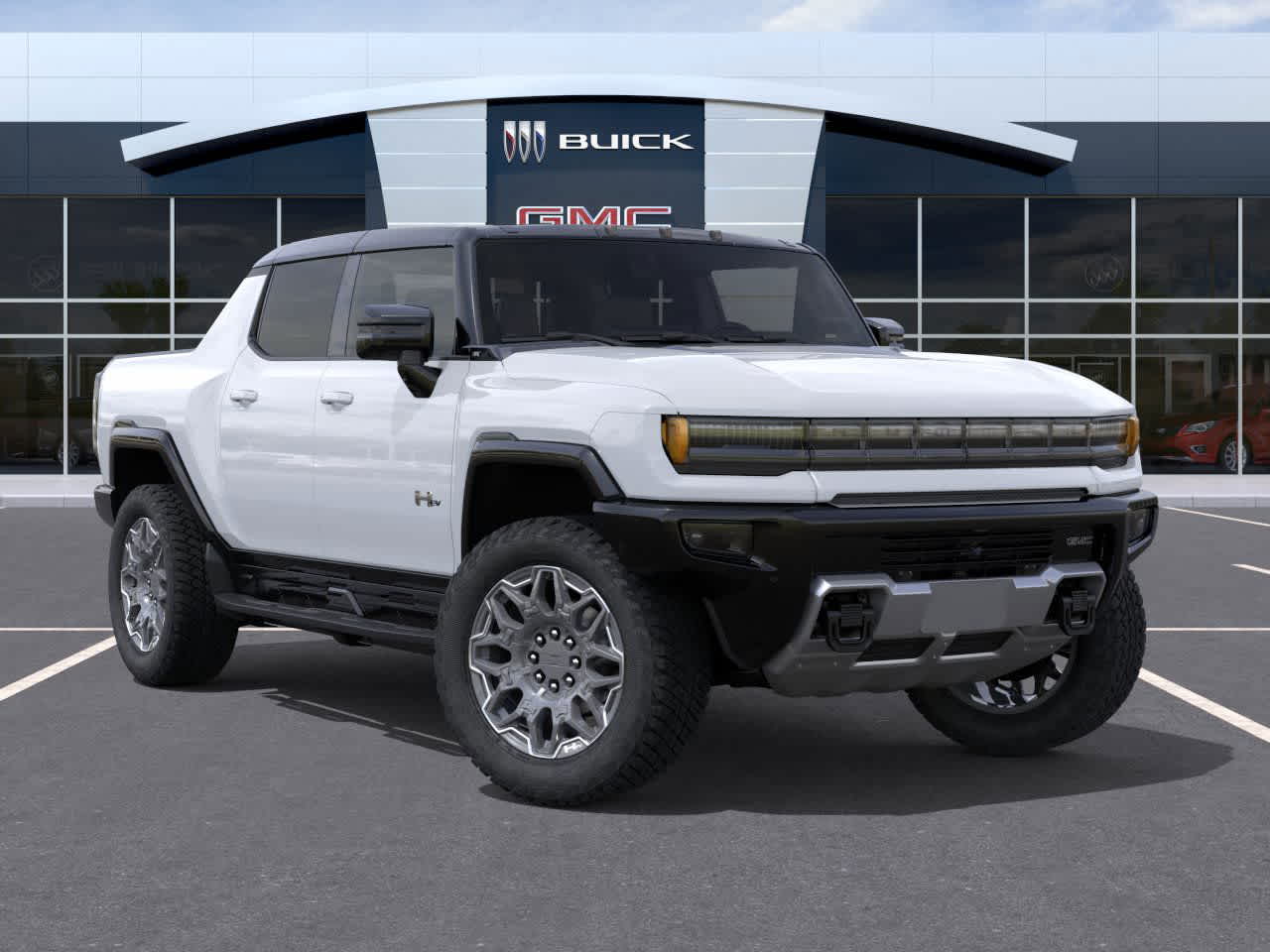 2026 GMC HUMMER EV Pickup 3X Interstellar White at Texan GMC Buick