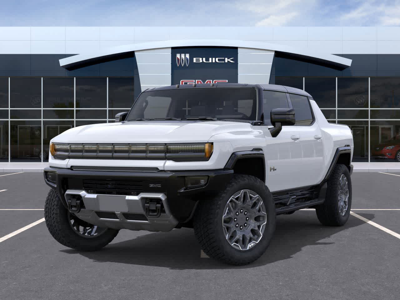2026 GMC HUMMER EV Pickup 3X Interstellar White at Texan GMC Buick