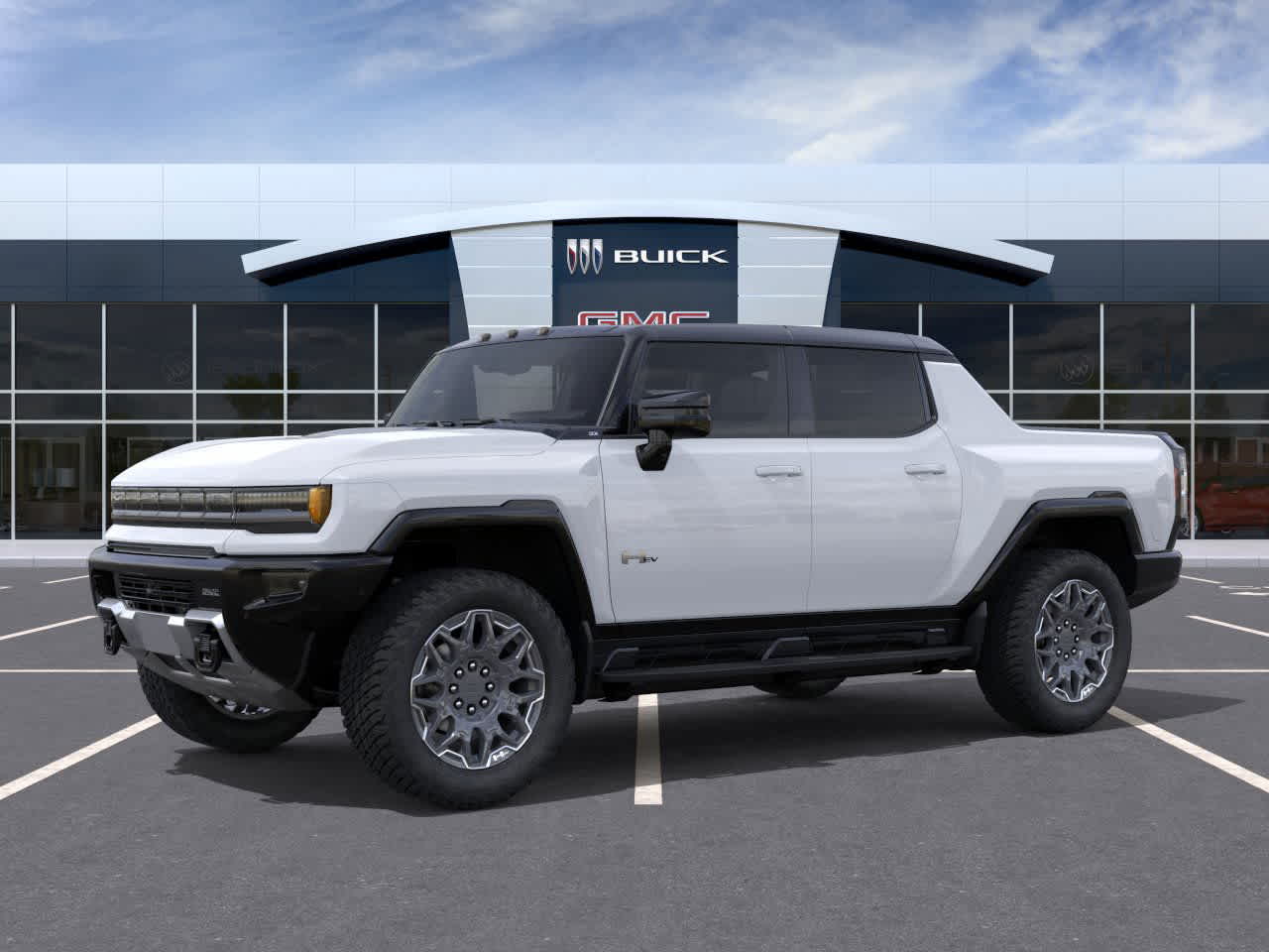 2026 GMC HUMMER EV Pickup 3X Interstellar White at Texan GMC Buick