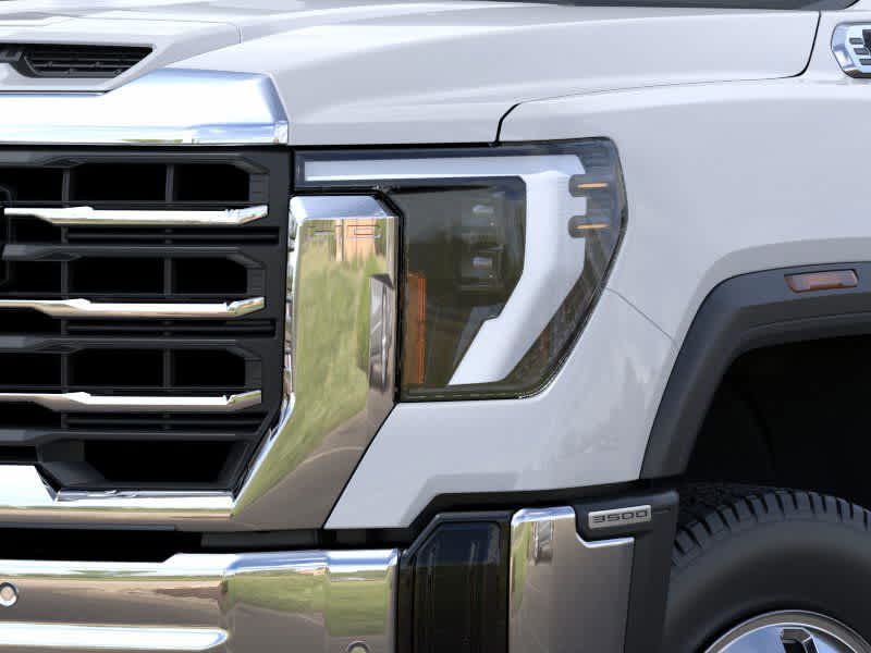 2026 GMC Sierra 3500HD SLT Glacier White Tricoat at Texan GMC Buick