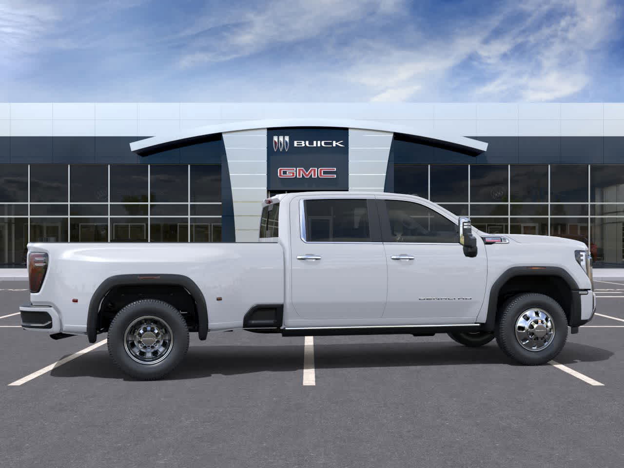 2026 GMC Sierra 3500HD Denali Summit White at Texan GMC Buick