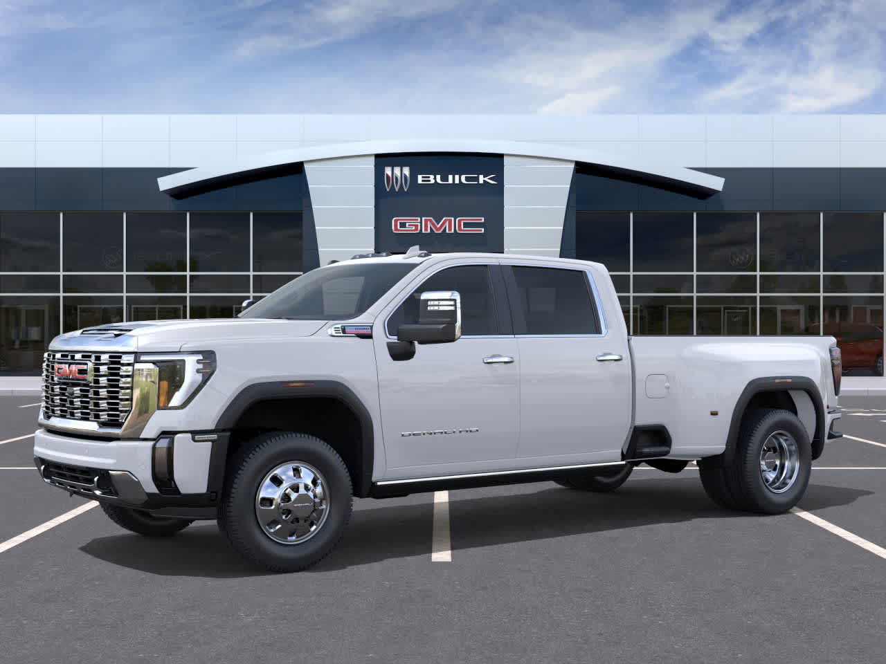 2026 GMC Sierra 3500HD Denali Summit White at Texan GMC Buick