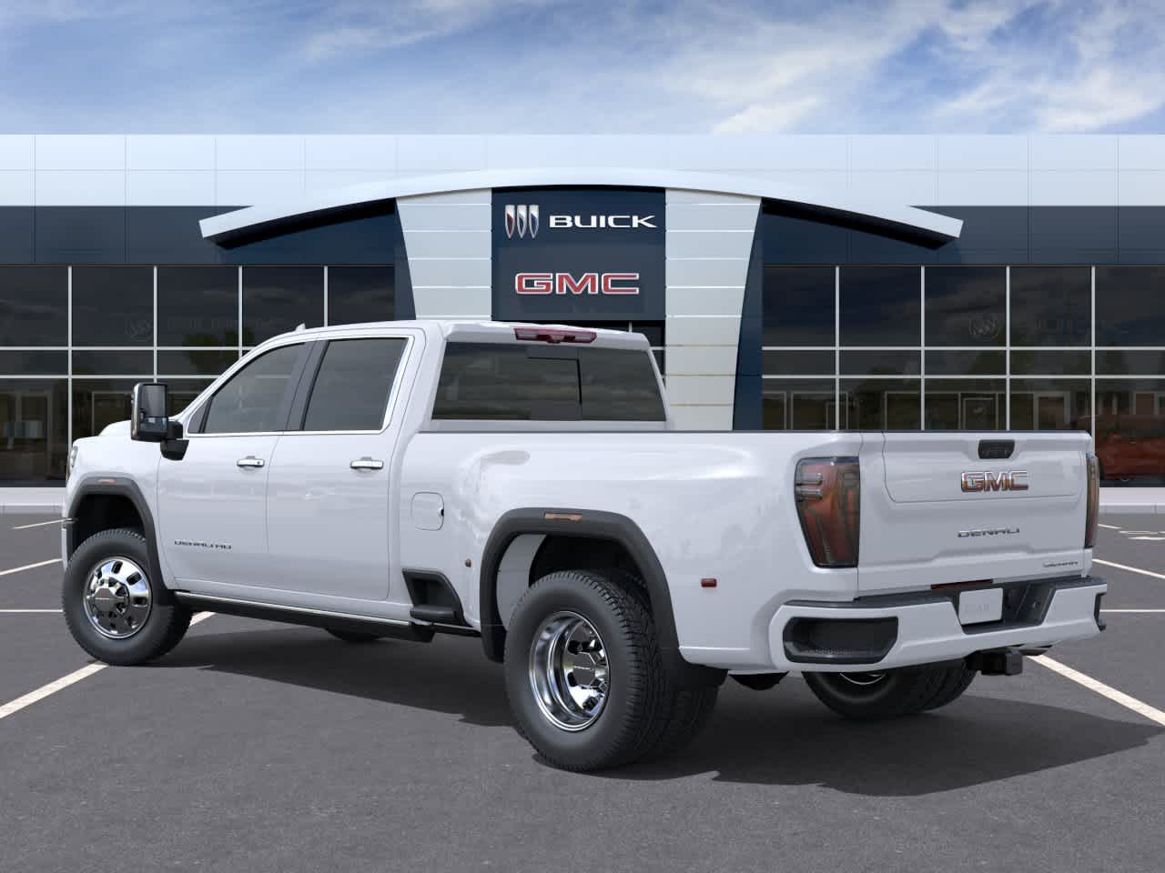 2026 GMC Sierra 3500HD Denali Glacier White Tricoat at Texan GMC Buick