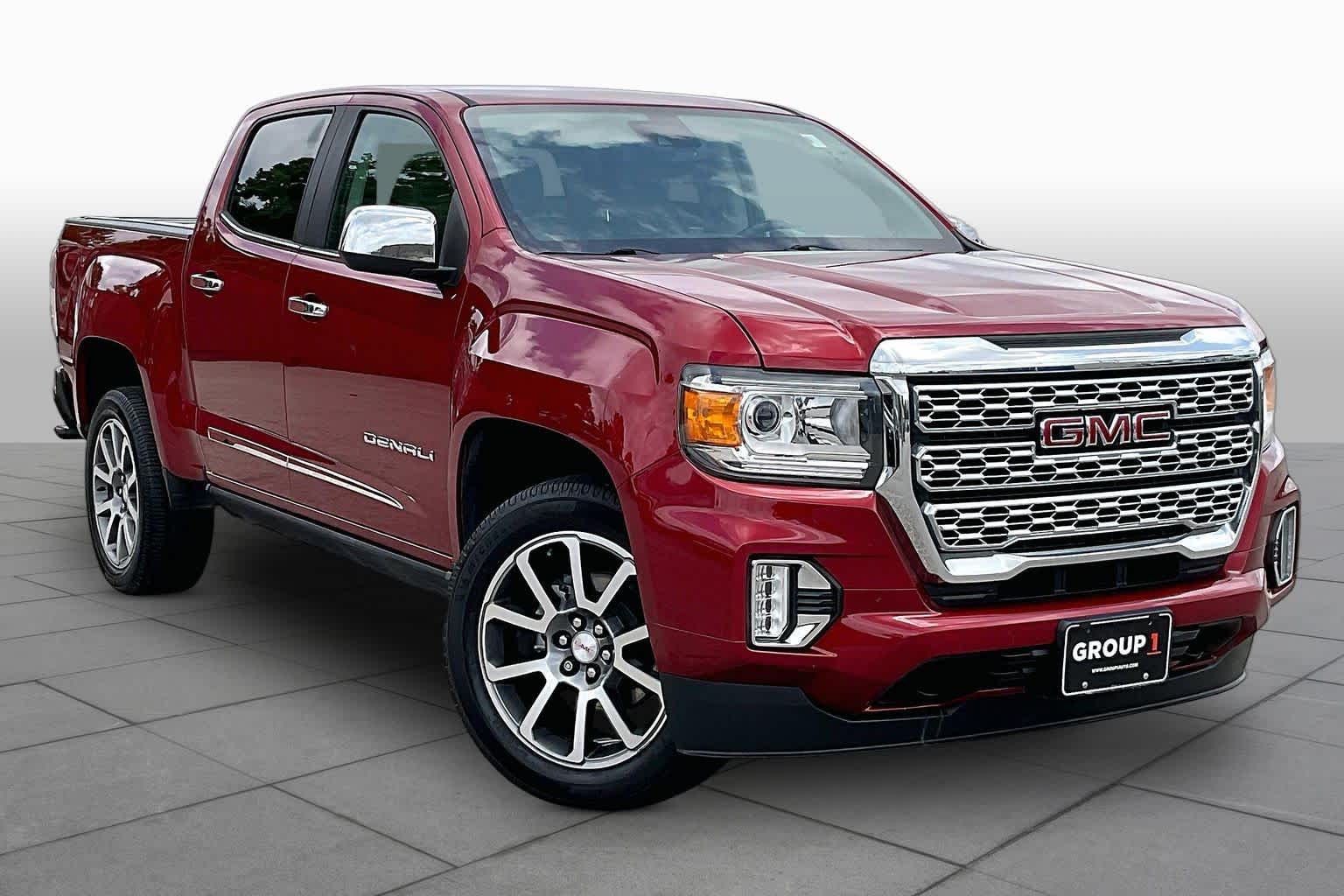2022 GMC Canyon 4WD Denali Cayenne Red Tintcoat at Group 1 GMC Buick South
