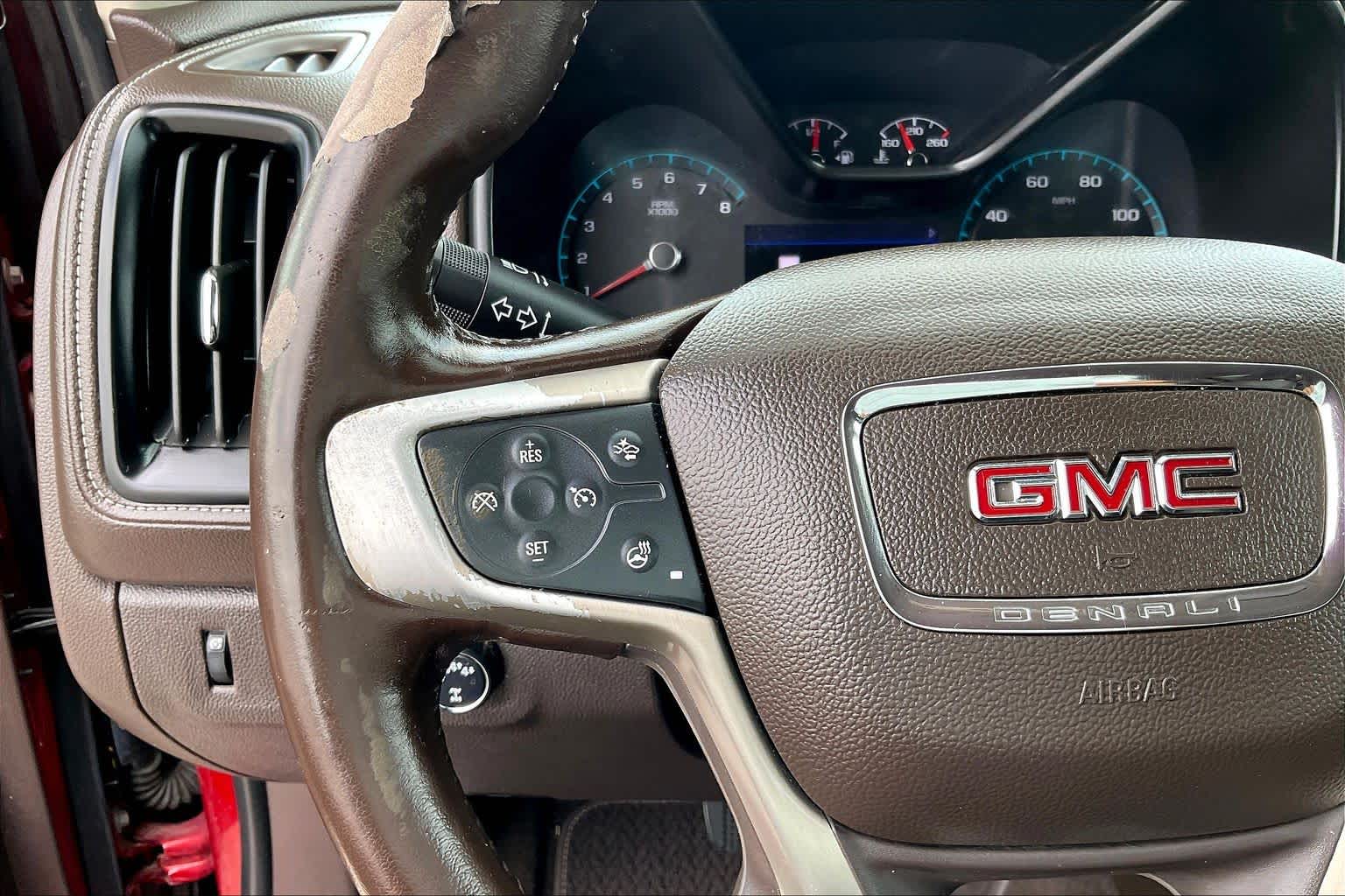2022 GMC Canyon 4WD Denali Cayenne Red Tintcoat at Group 1 GMC Buick South