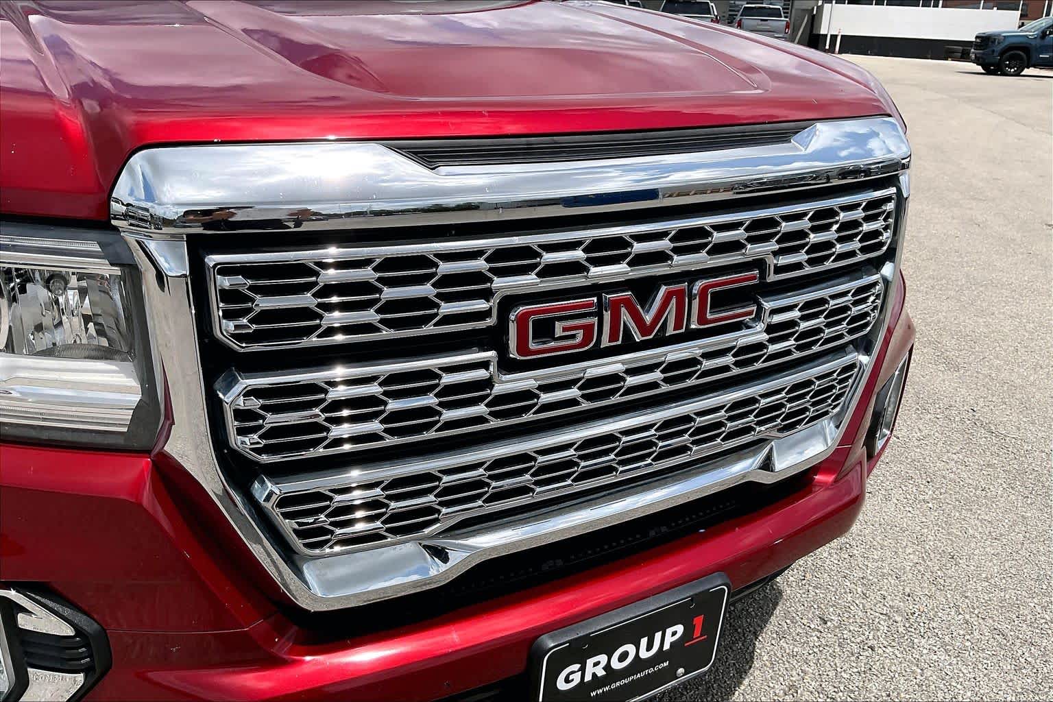 2022 GMC Canyon 4WD Denali Cayenne Red Tintcoat at Group 1 GMC Buick South