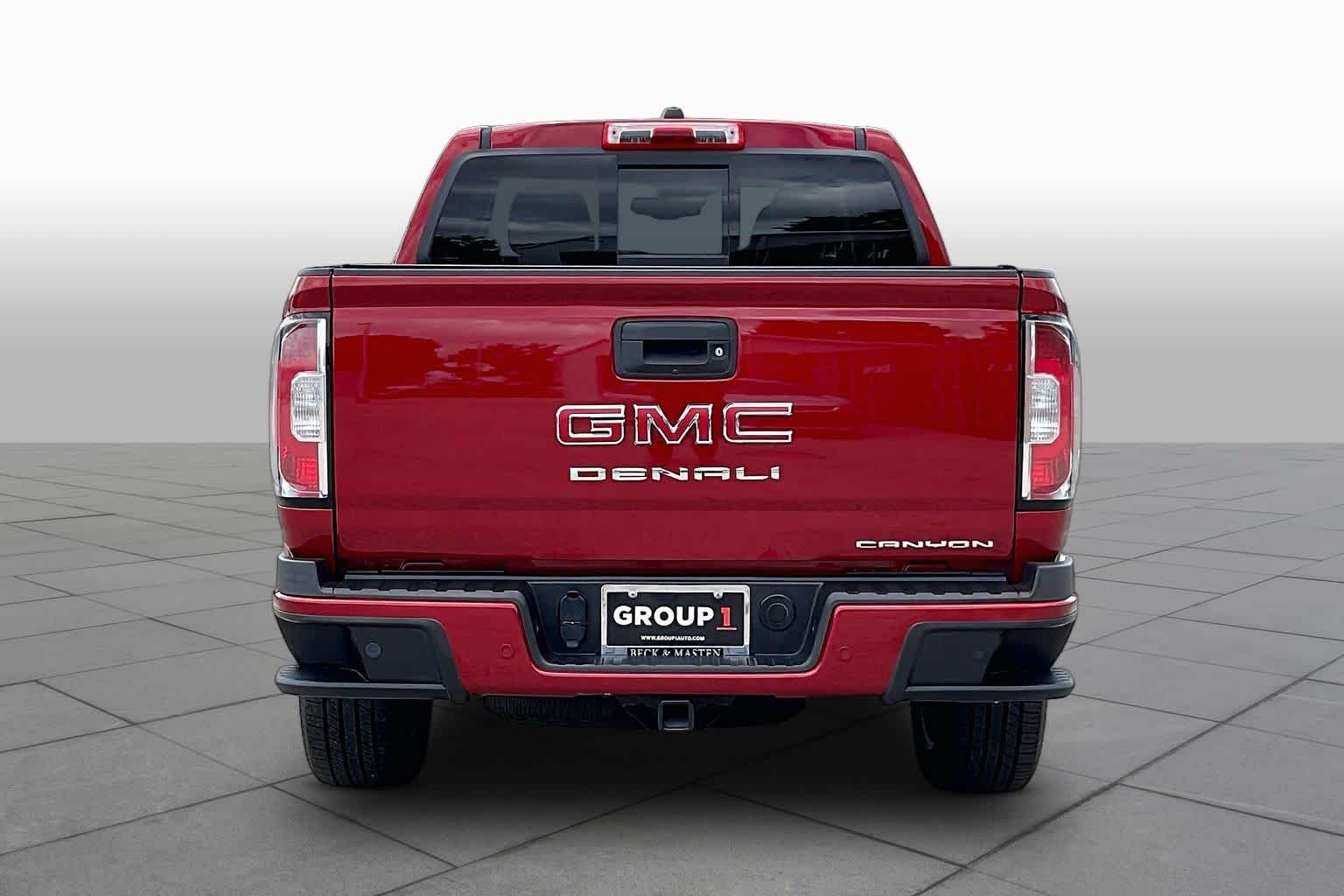 2022 GMC Canyon 4WD Denali Cayenne Red Tintcoat at Group 1 GMC Buick South