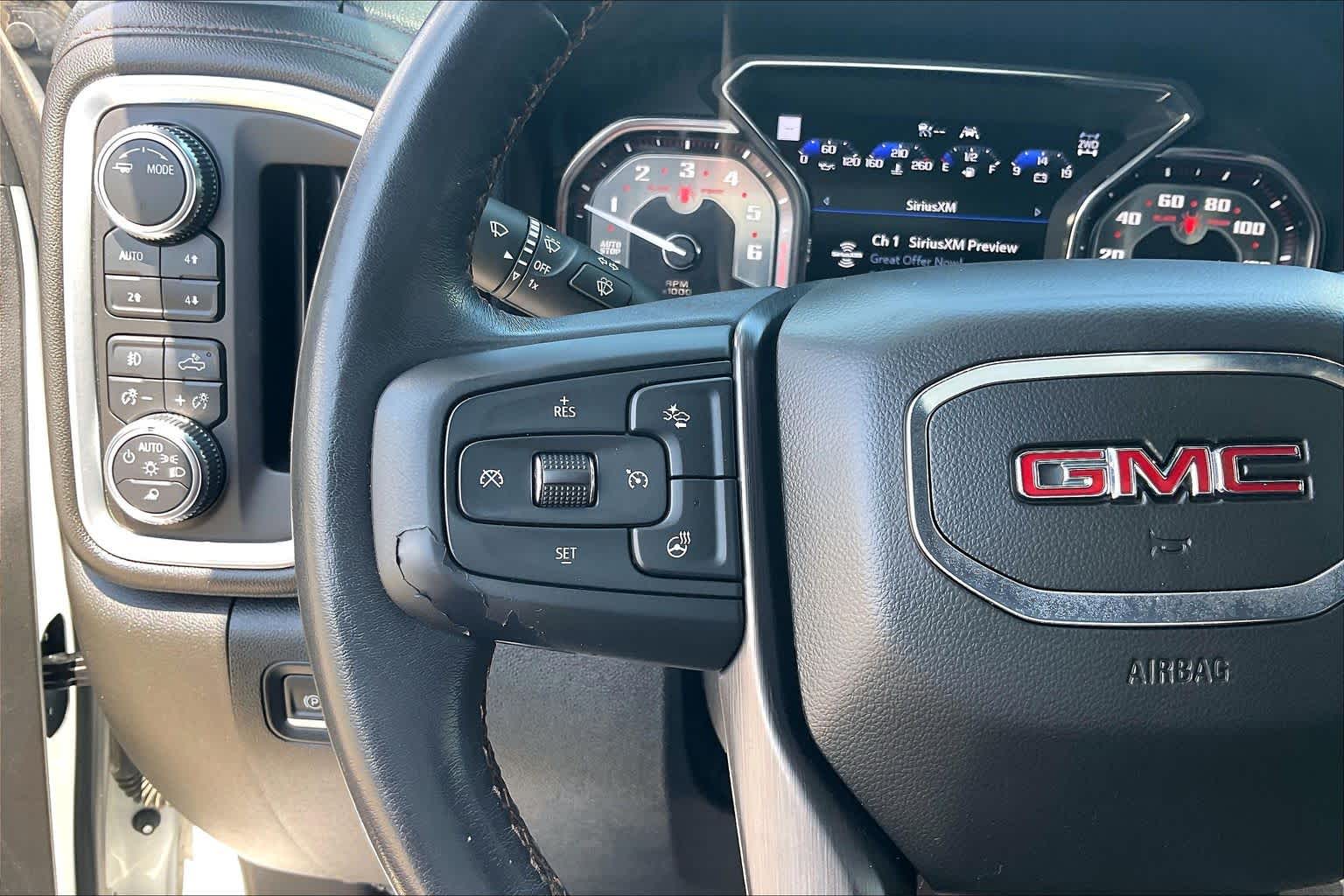 2021 GMC Sierra 1500 AT4 Summit White at Group 1 GMC Buick South