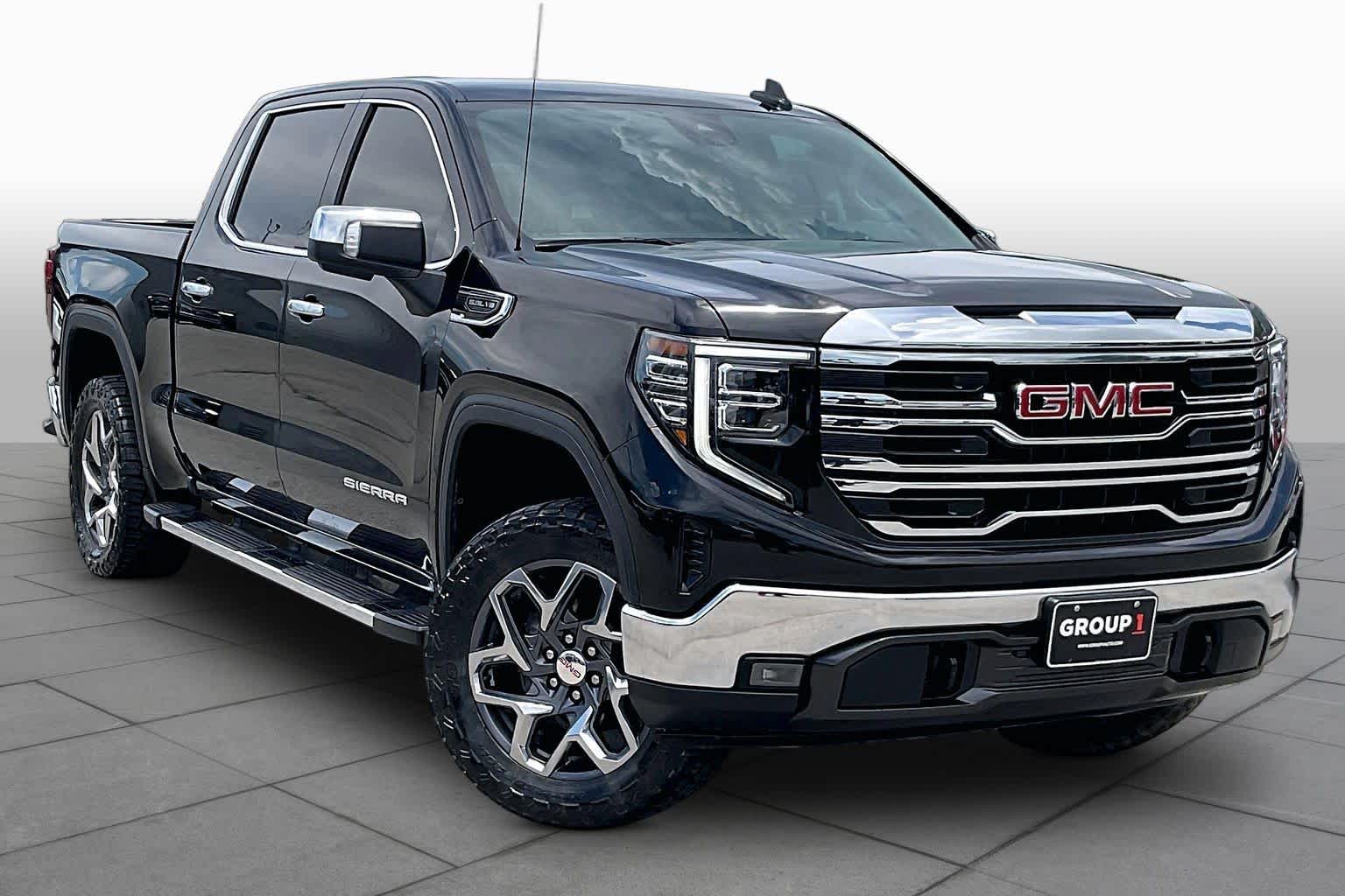 2022 GMC Sierra 1500 SLT Onyx Black at Group 1 GMC Buick South