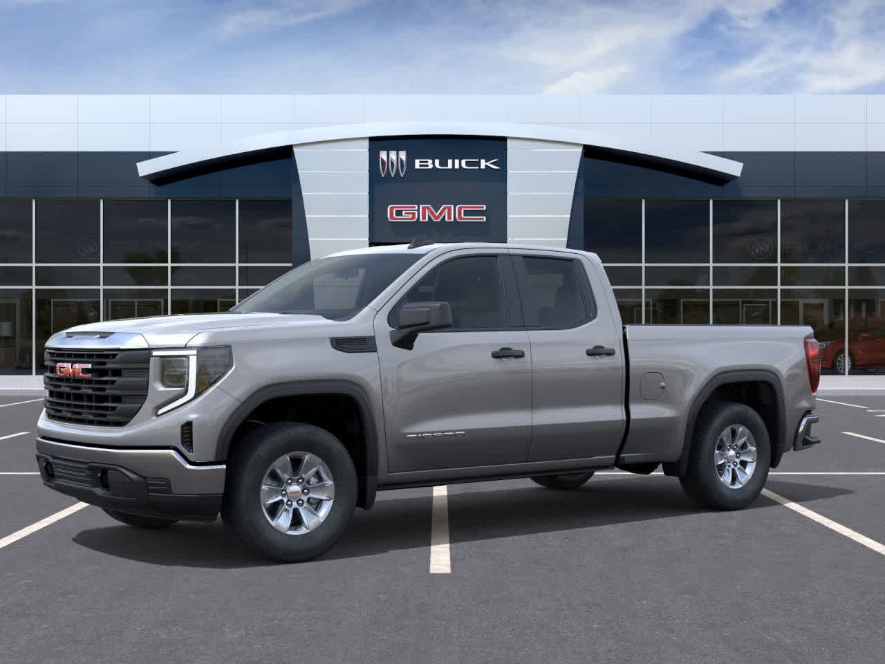 2026 GMC Sierra 1500 Pro Sterling Metallic at Group 1 GMC Buick South