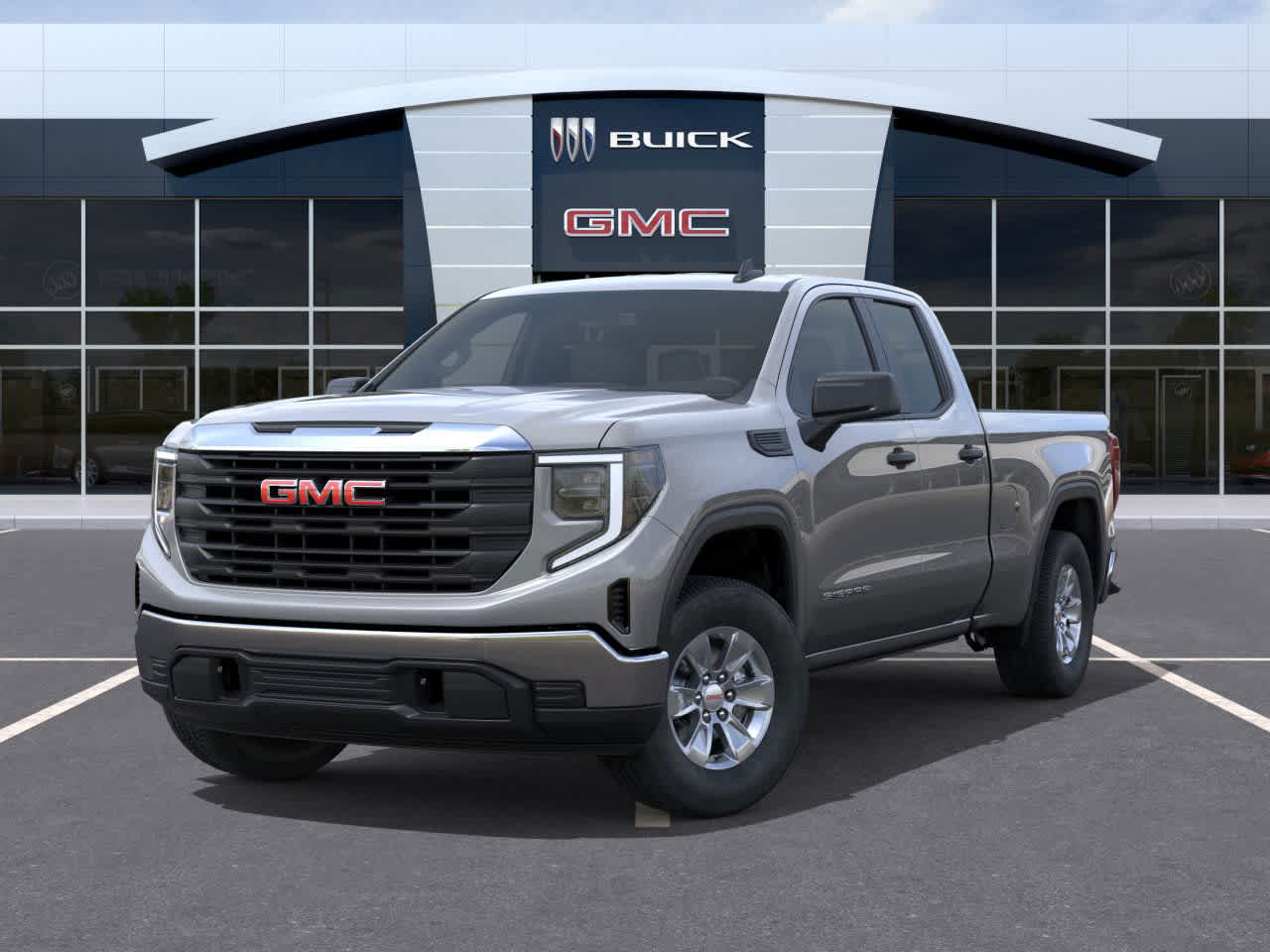 2026 GMC Sierra 1500 Pro Sterling Metallic at Group 1 GMC Buick South