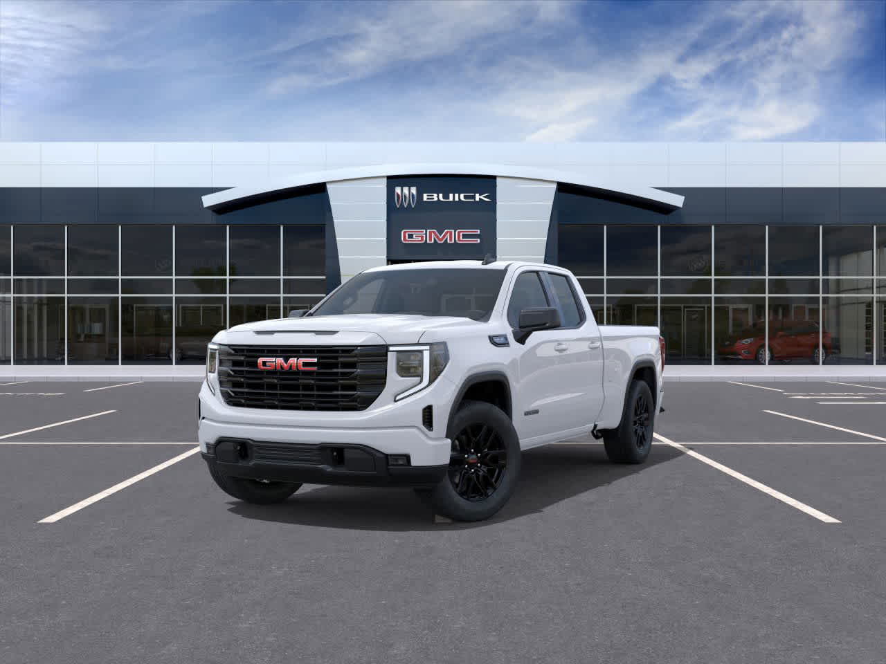 2026 GMC Sierra 1500 Elevation Summit White at Group 1 GMC Buick South