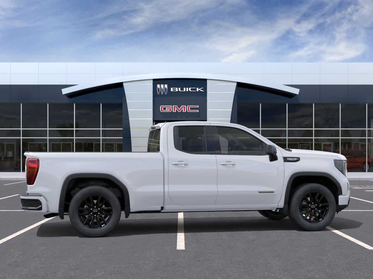 2026 GMC Sierra 1500 Elevation Summit White at Group 1 GMC Buick South
