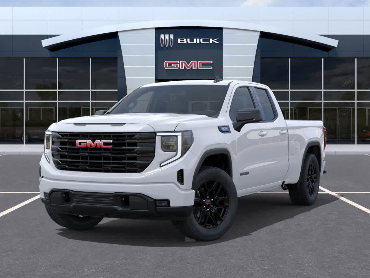 2026 GMC Sierra 1500 Elevation Summit White at Group 1 GMC Buick South