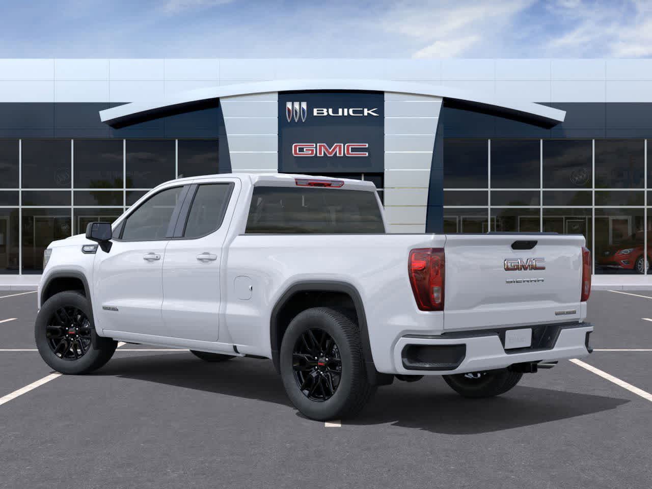 2026 GMC Sierra 1500 Elevation Summit White at Group 1 GMC Buick South