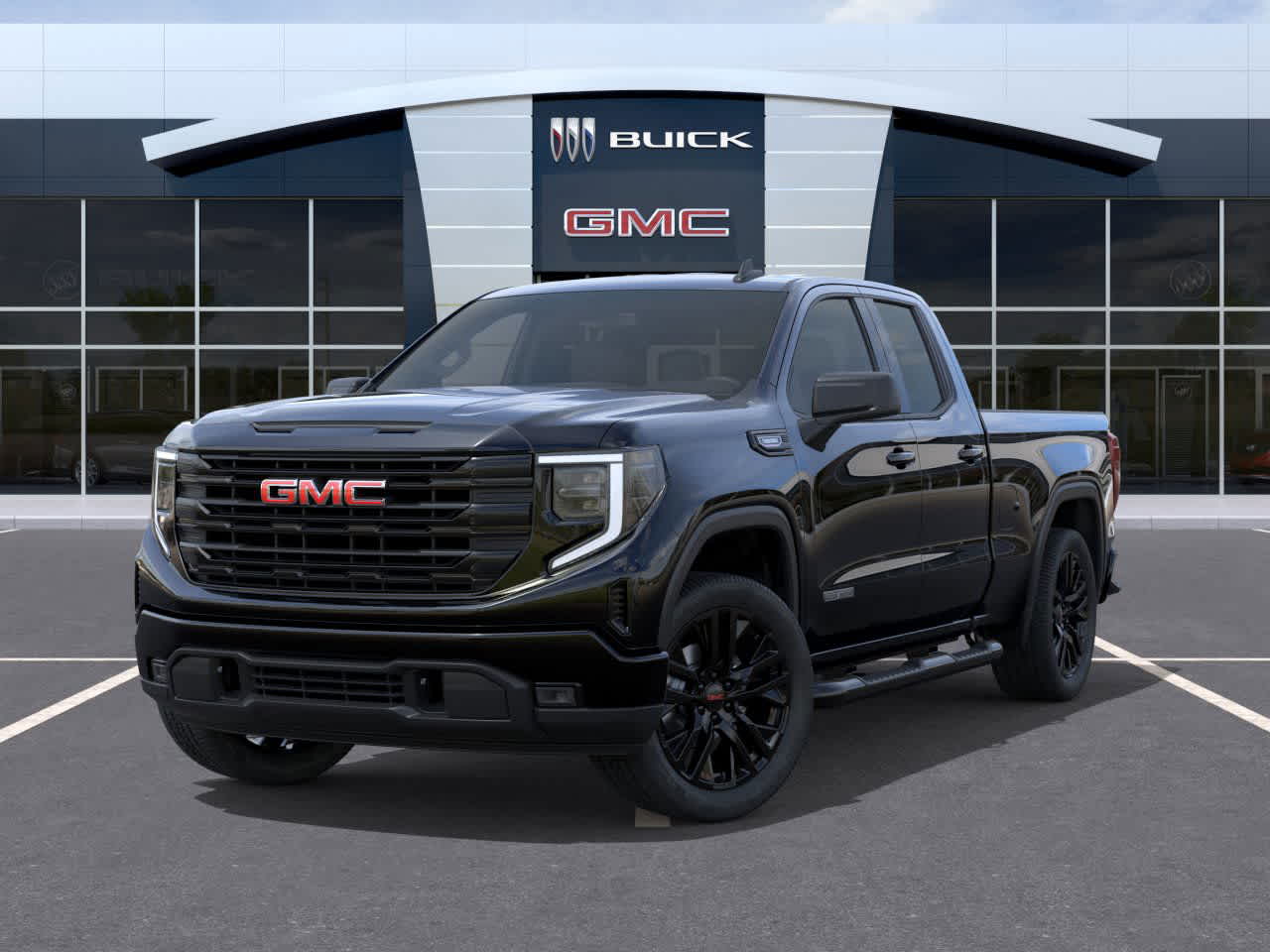 2026 GMC Sierra 1500 Elevation Onyx Black at Group 1 GMC Buick South