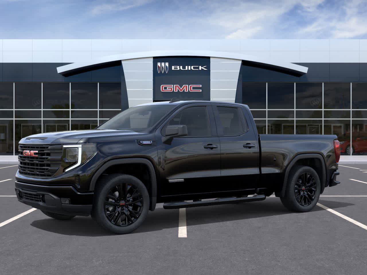 2026 GMC Sierra 1500 Elevation Onyx Black at Group 1 GMC Buick South