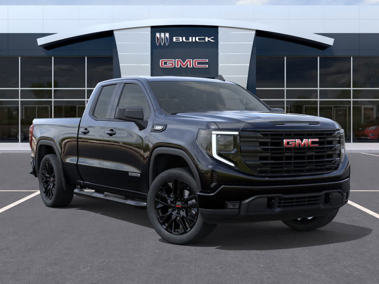2026 GMC Sierra 1500 Elevation Onyx Black at Group 1 GMC Buick South