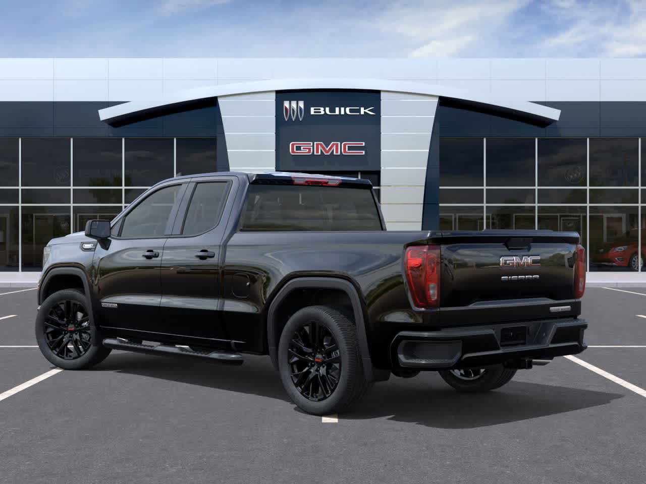 2026 GMC Sierra 1500 Elevation Onyx Black at Group 1 GMC Buick South