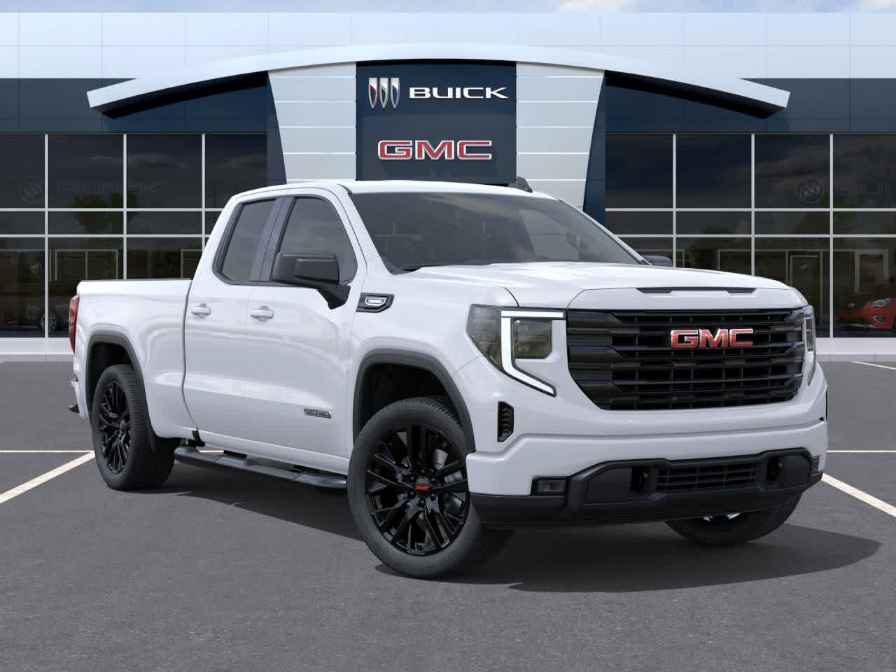 2026 GMC Sierra 1500 Elevation Summit White at Group 1 GMC Buick South