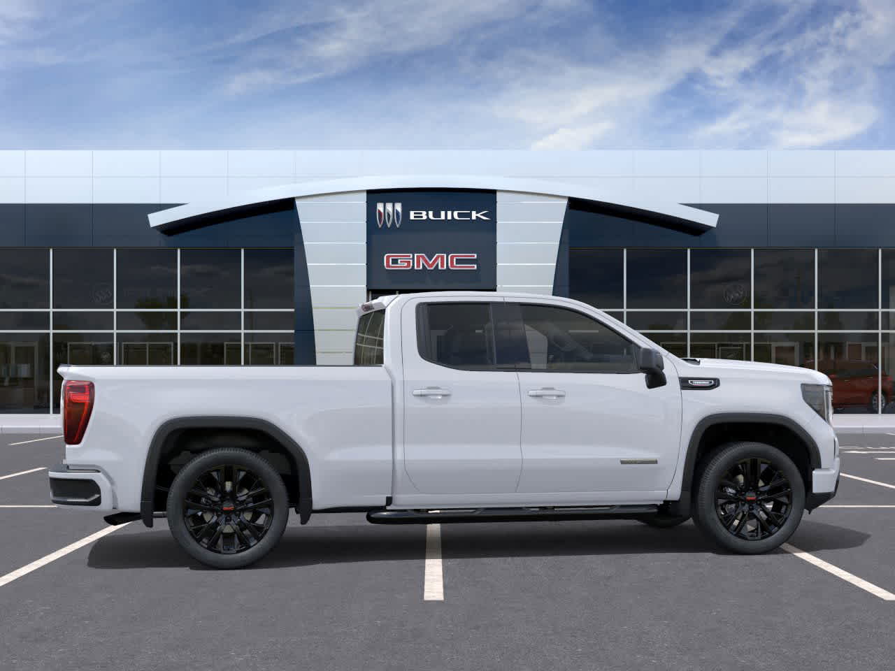 2026 GMC Sierra 1500 Elevation Summit White at Group 1 GMC Buick South