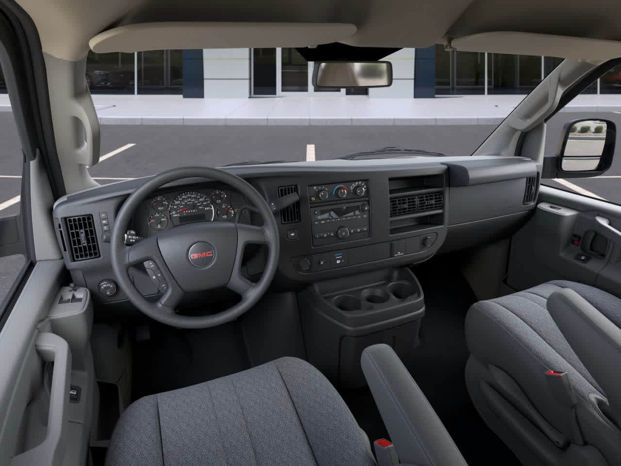 2026 GMC Savana Cargo Van  Summit White at Group 1 GMC Buick South