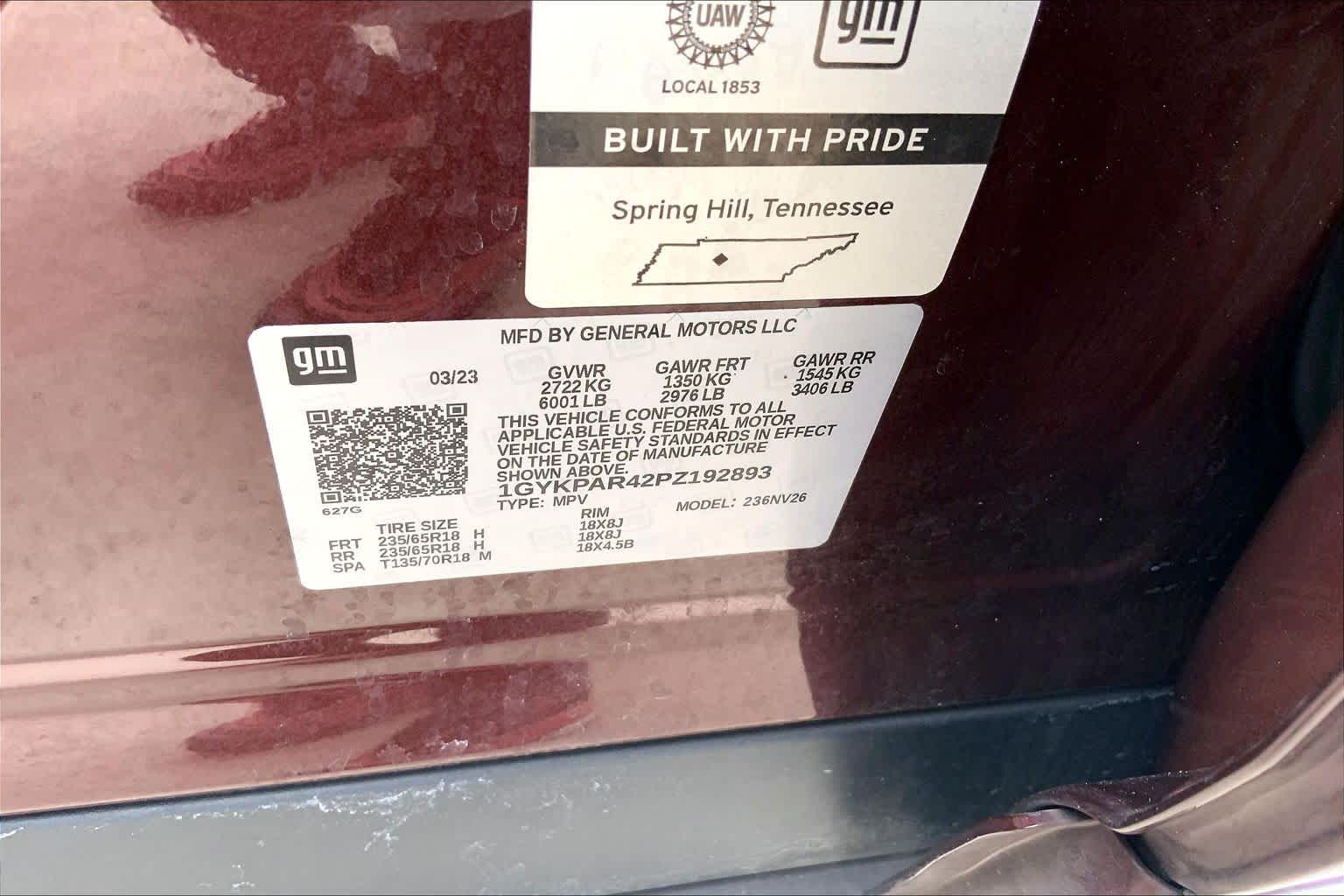 2023 Cadillac XT6 FWD Luxury Rosewood Metallic at Texan GMC Buick