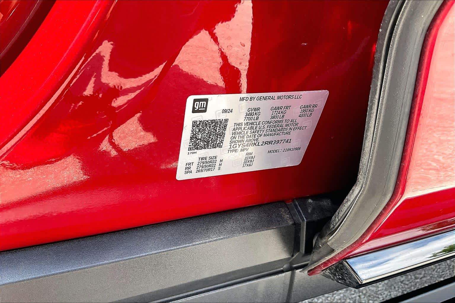 2024 Cadillac Escalade ESV 4WD Sport Platinum Radiant Red Tintcoat at Ron Craft Chevrolet Cadillac