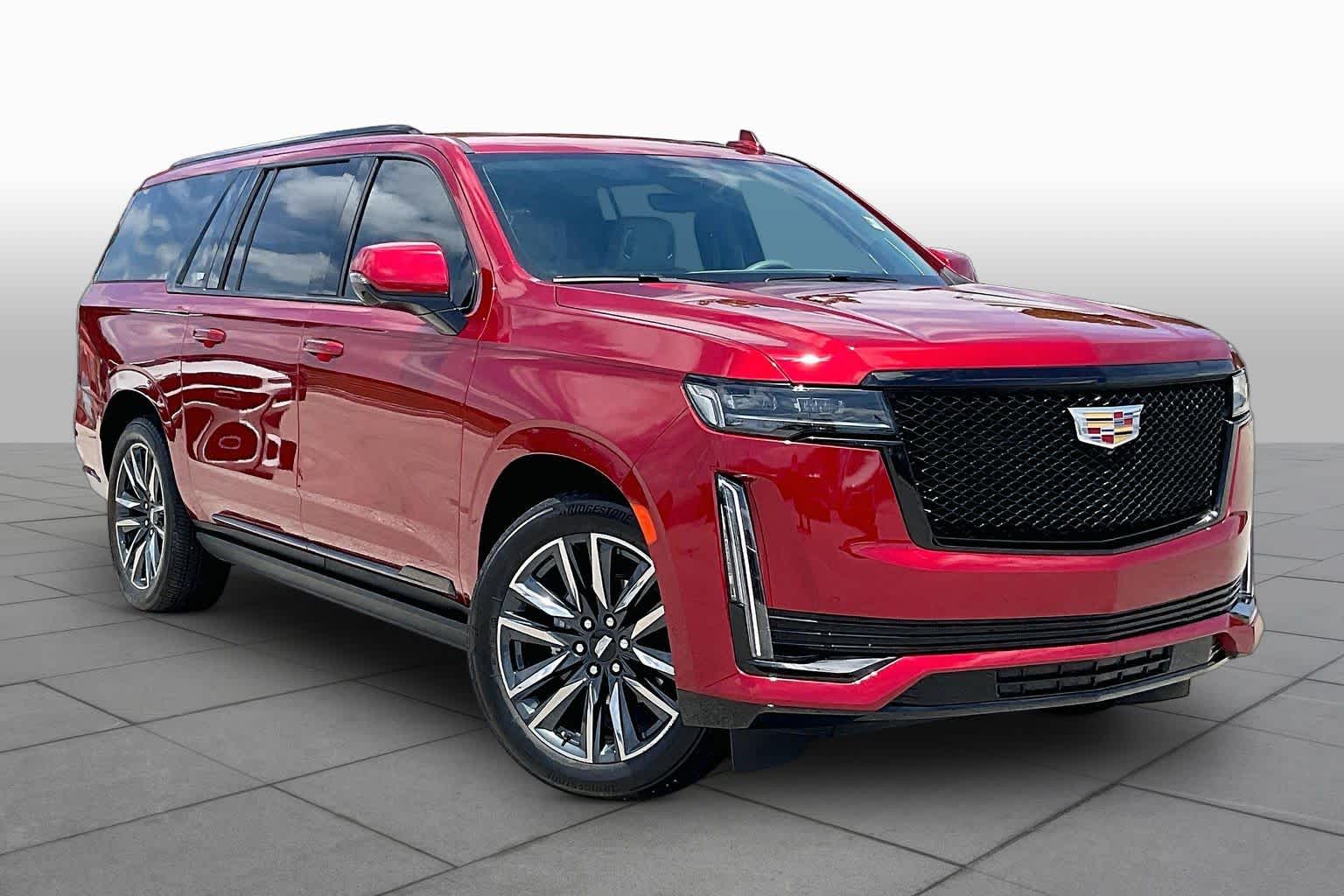 2024 Cadillac Escalade ESV 4WD Sport Platinum Radiant Red Tintcoat at Ron Craft Chevrolet Cadillac