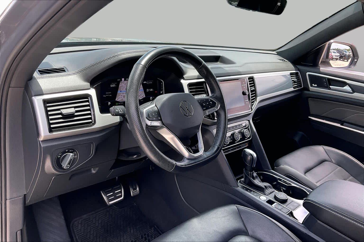 2023 Volkswagen Atlas Cross Sport 3.6L V6 SEL Premium R-Line Pure Gray at AutoNation USA Houston