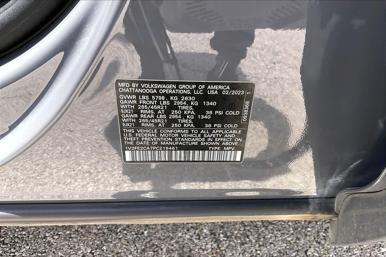 2023 Volkswagen Atlas Cross Sport 3.6L V6 SEL Premium R-Line Pure Gray at AutoNation USA Houston