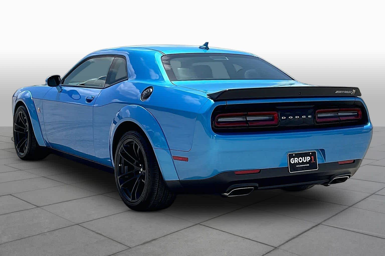 2023 Dodge Challenger R/T Scat Pack Widebody B5 Blue Pearlcoat at Friendly Ford Crosby