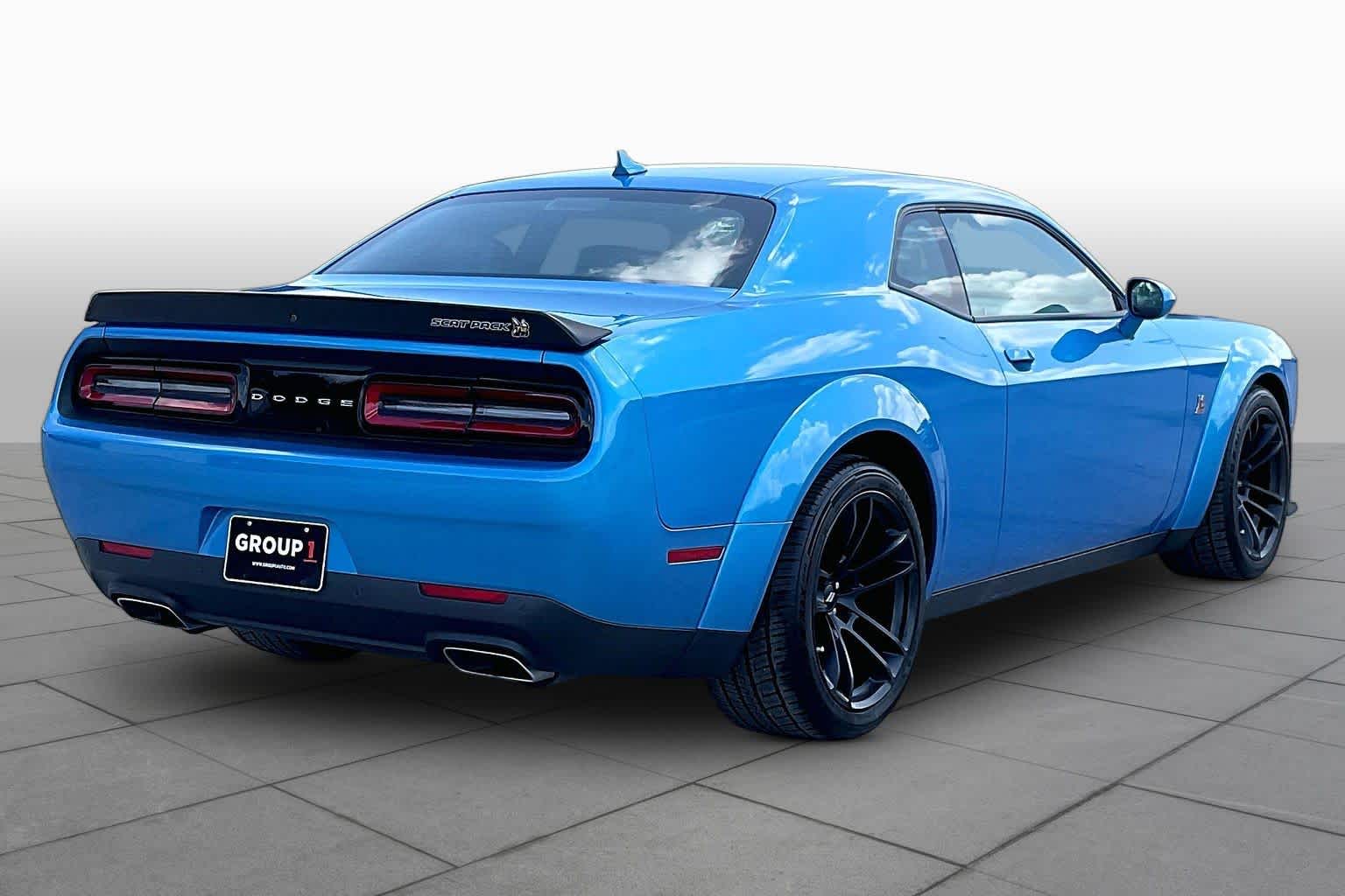 2023 Dodge Challenger R/T Scat Pack Widebody B5 Blue Pearlcoat at Friendly Ford Crosby