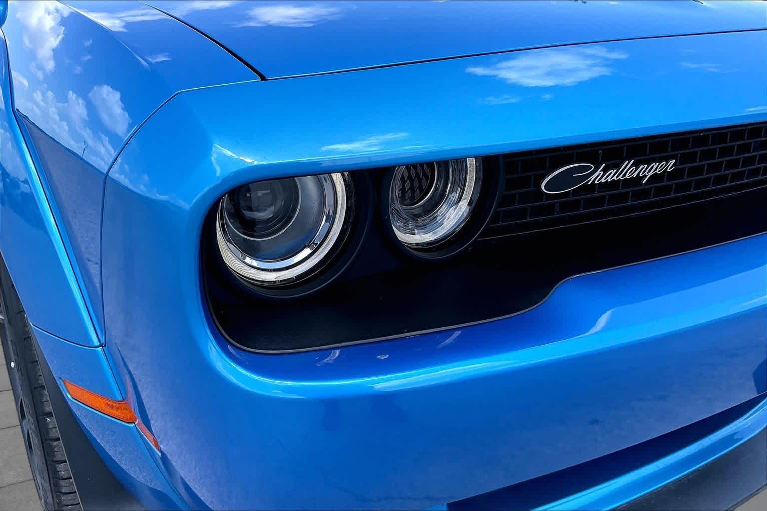 2023 Dodge Challenger R/T Scat Pack Widebody B5 Blue Pearlcoat at Friendly Ford Crosby