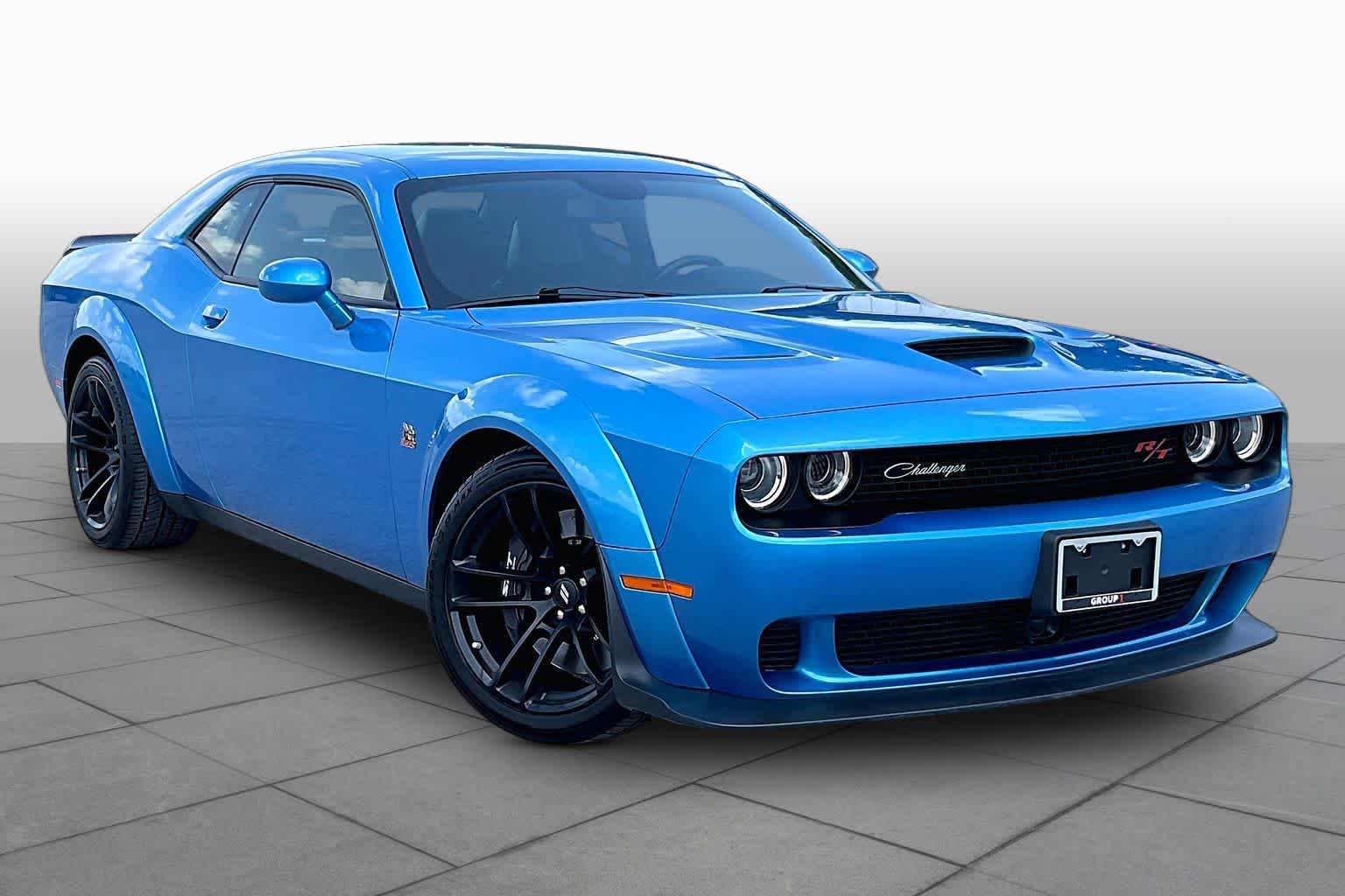 2023 Dodge Challenger R/T Scat Pack Widebody B5 Blue Pearlcoat at Friendly Ford Crosby