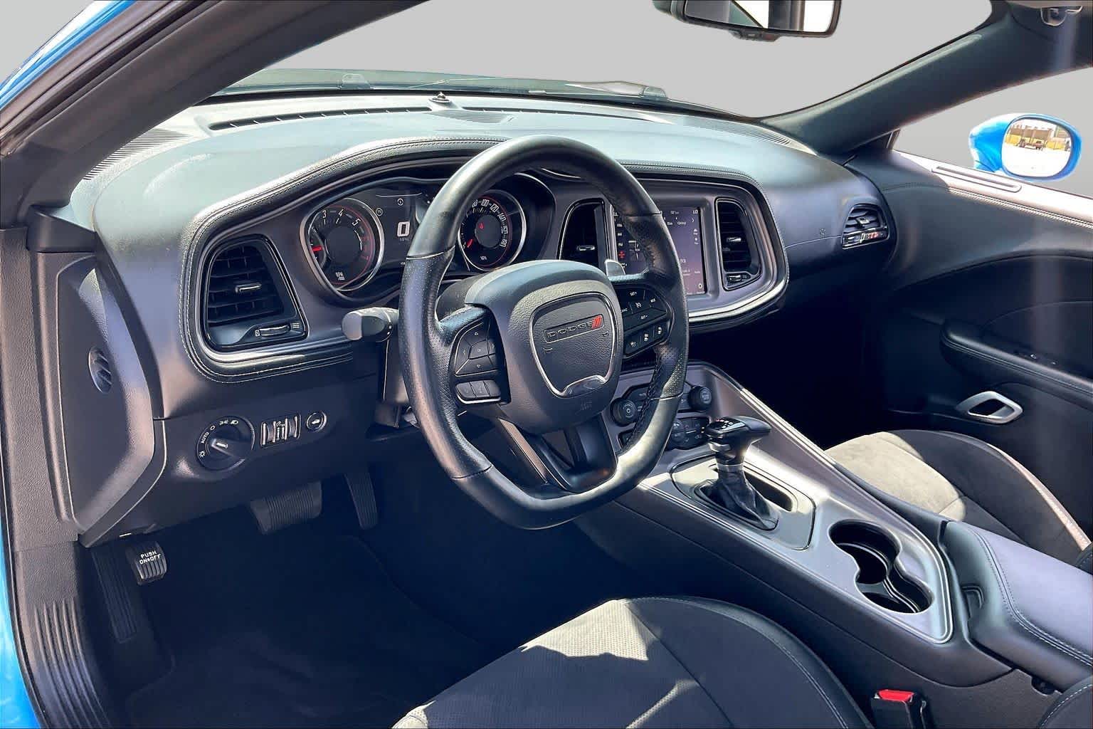 2023 Dodge Challenger R/T Scat Pack Widebody B5 Blue Pearlcoat at Friendly Ford Crosby