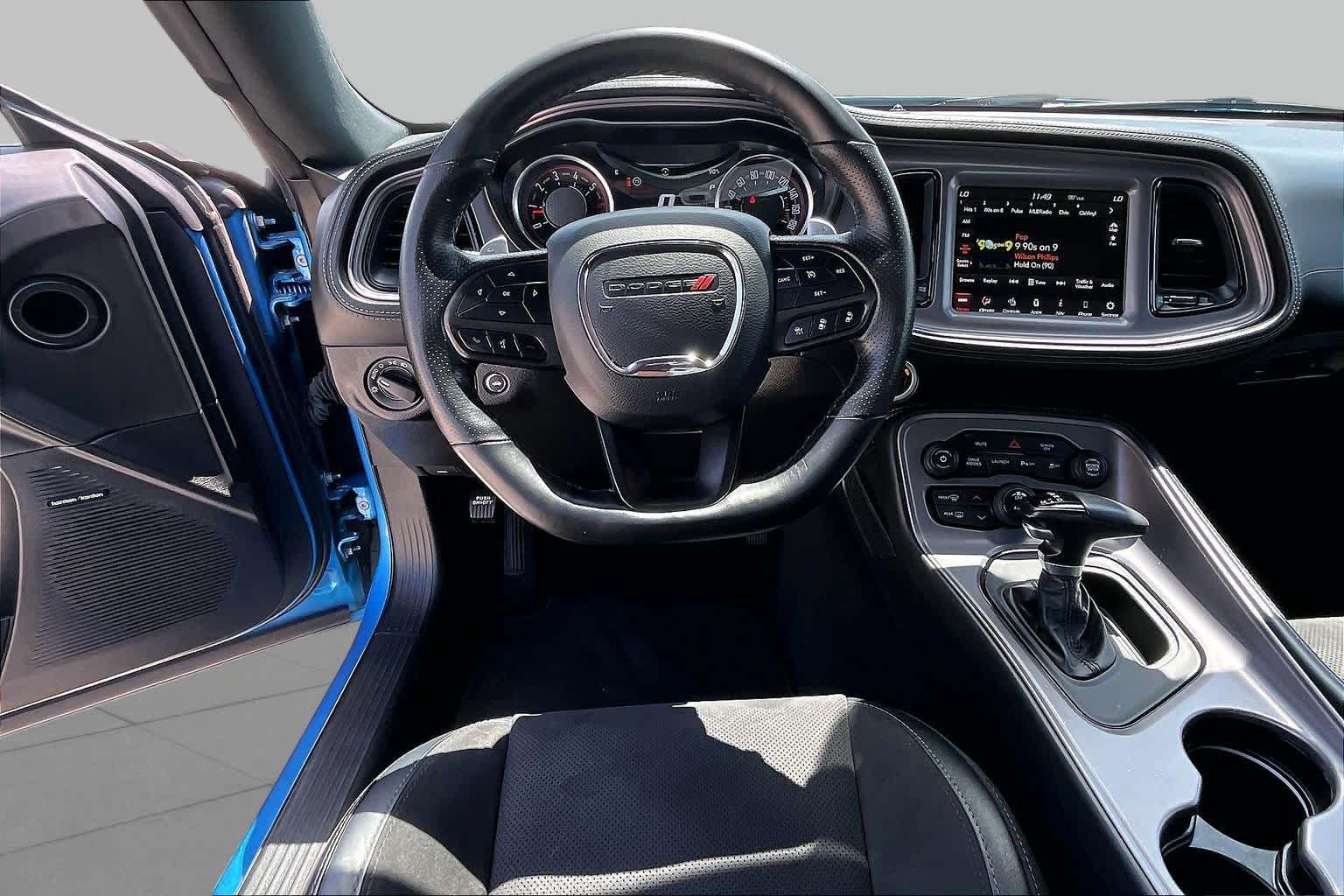 2023 Dodge Challenger R/T Scat Pack Widebody B5 Blue Pearlcoat at Friendly Ford Crosby