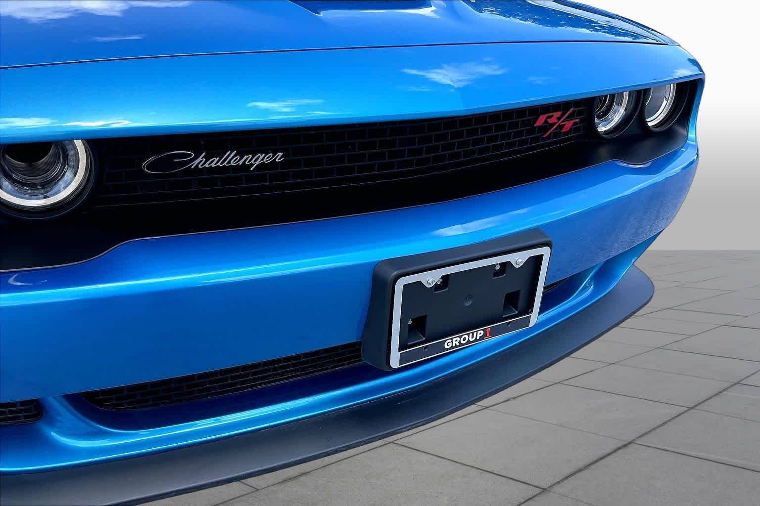 2023 Dodge Challenger R/T Scat Pack Widebody B5 Blue Pearlcoat at Friendly Ford Crosby