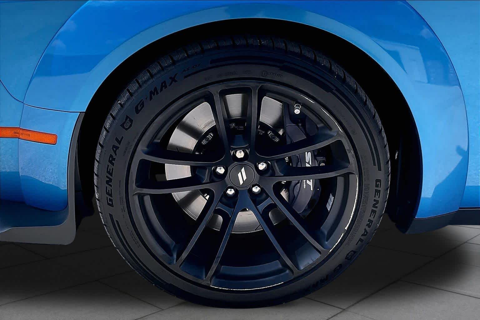 2023 Dodge Challenger R/T Scat Pack Widebody B5 Blue Pearlcoat at Friendly Ford Crosby