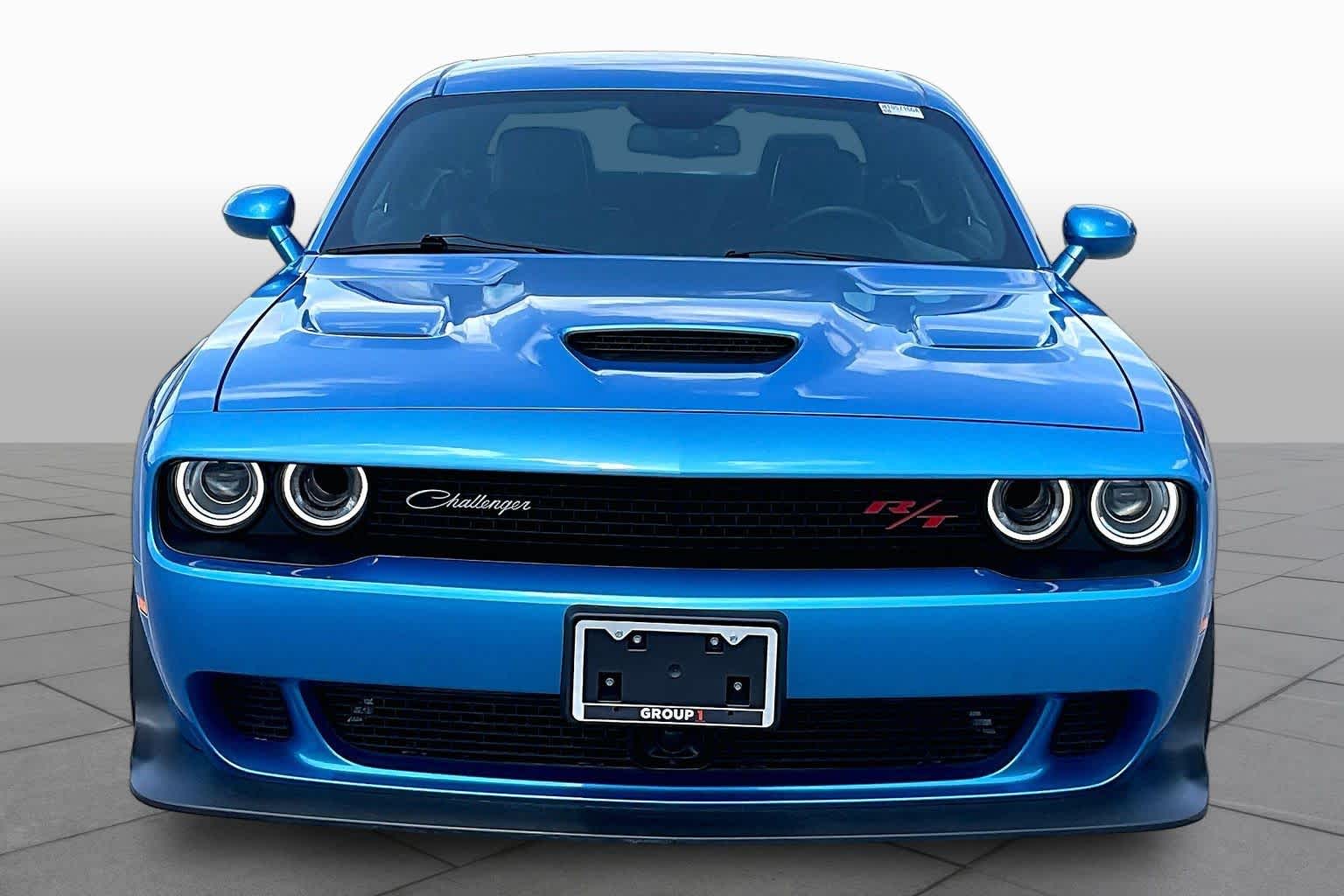 2023 Dodge Challenger R/T Scat Pack Widebody B5 Blue Pearlcoat at Friendly Ford Crosby