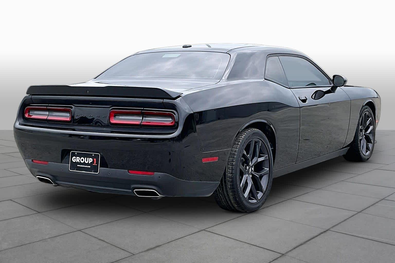 2021 Dodge Challenger GT Pitch Black Clearcoat at Group 1 GMC Buick South