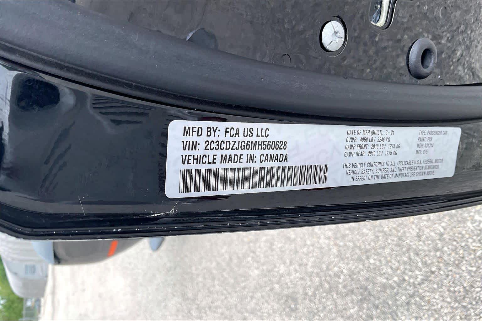 2021 Dodge Challenger GT Pitch Black Clearcoat at Group 1 GMC Buick South