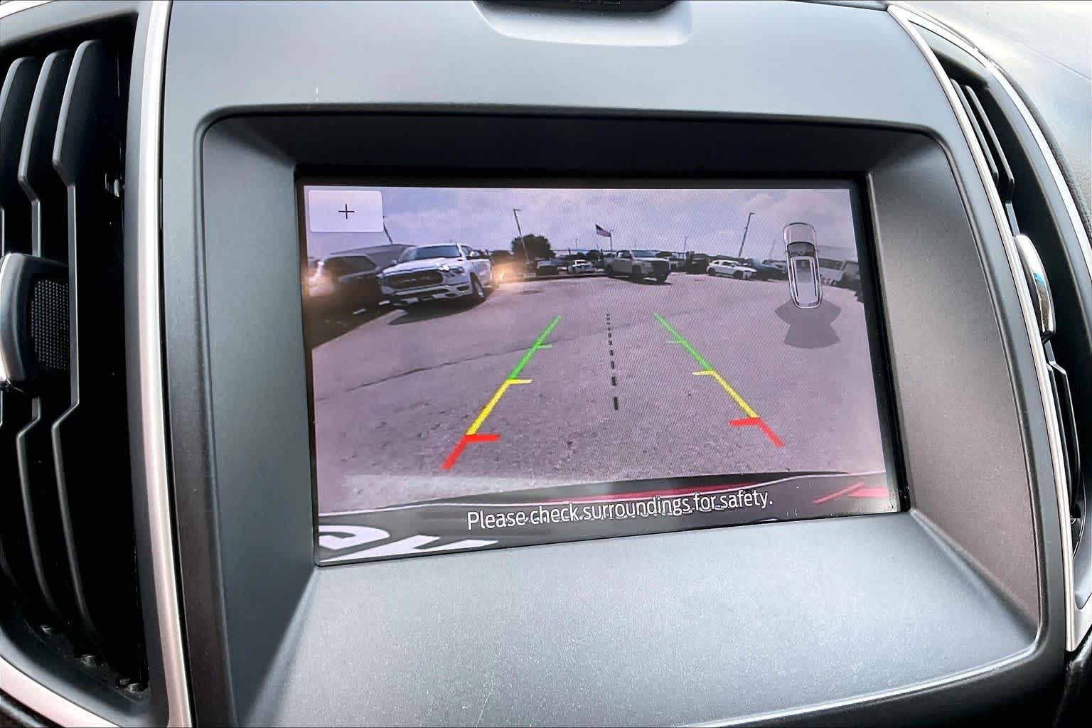 2020 Ford Edge SEL Rapid Red Metallic Tinted Clearcoat at Tomball Ford