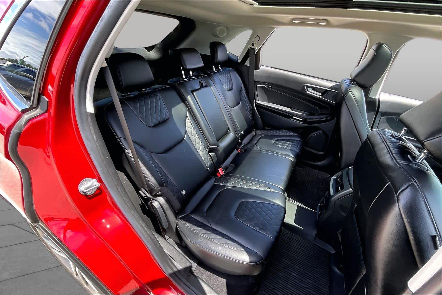 2023 Ford Edge Titanium Rapid Red Metallic Tinted Clearcoat at Turner Chevrolet